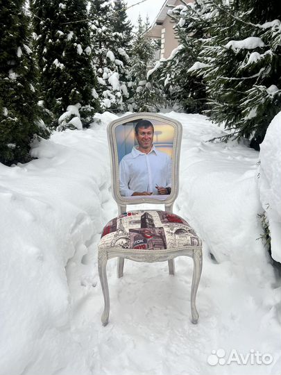 Мягкий стул со спинкой