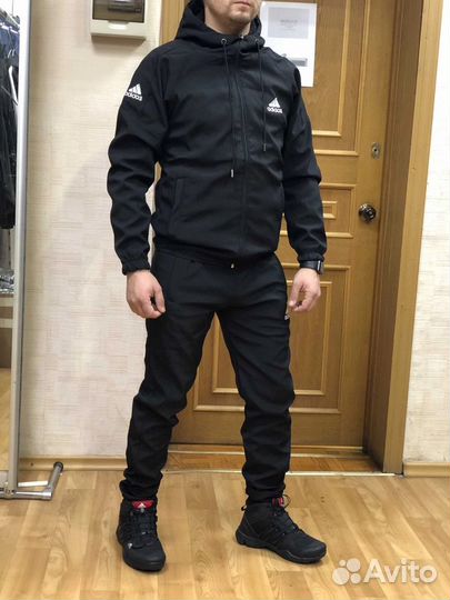 Спортивный костюм мужской зима флис