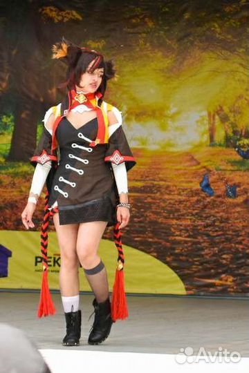 Косплей костюм синь янь геншин импакт