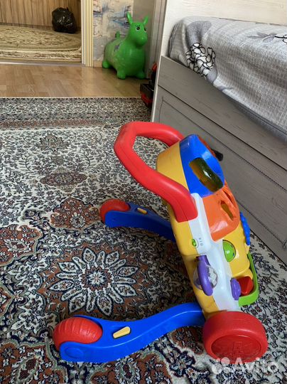 Ходунки каталка chicco 2 в 1