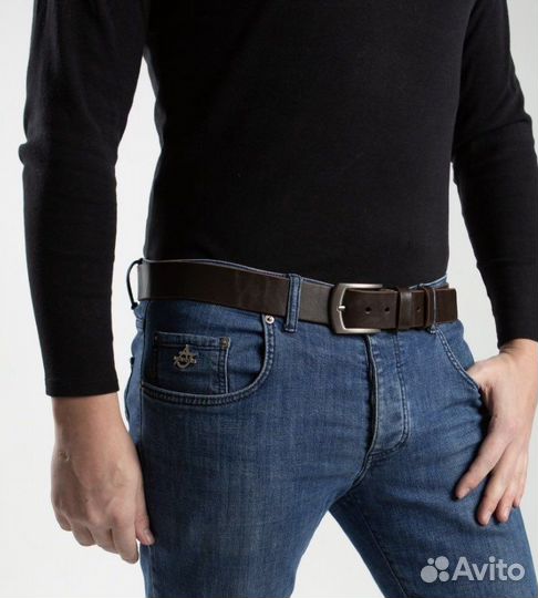 Ремень кожаный новый