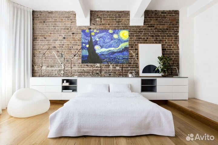 Картина ван Гог, звездная ночь