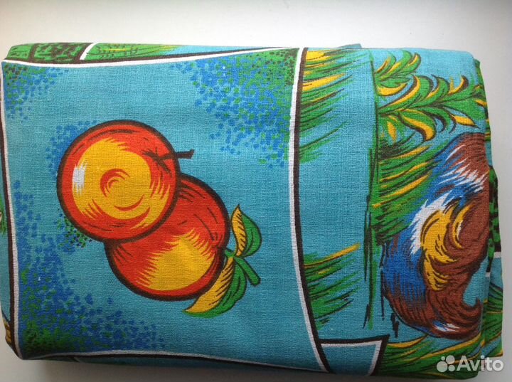 Отрез ткани с детским рисунком СССР 112 х 472 см