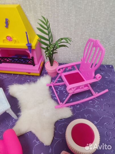 Мебель с камином для Барби