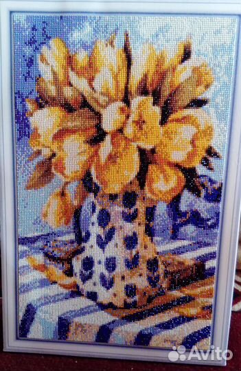 Картина в технике алмазной мозайки