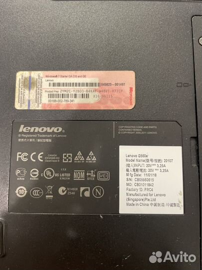 Ноутбук lenovo g560e