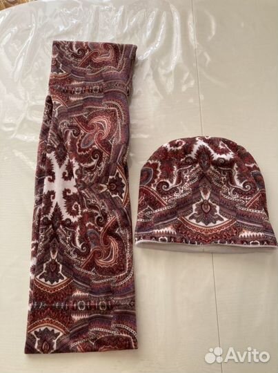 Шапка снуд комплект