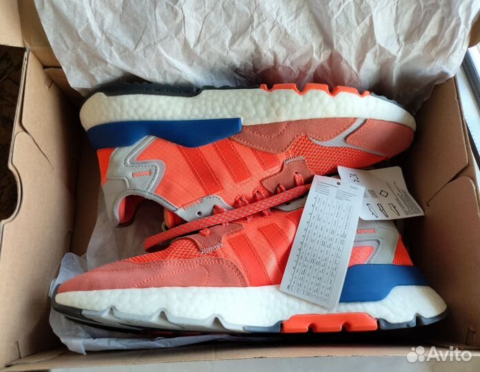 Adidas Nite Jogger Solar Orange Оригинал 42