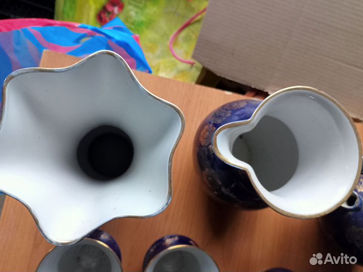 Чайный сервиз кобальт