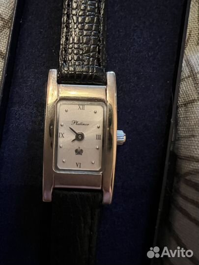 Золотые часы platinor