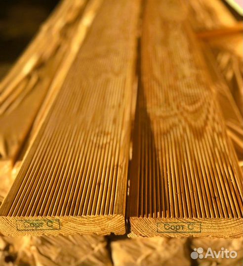 Доска Террасная Вельвет Лиственница