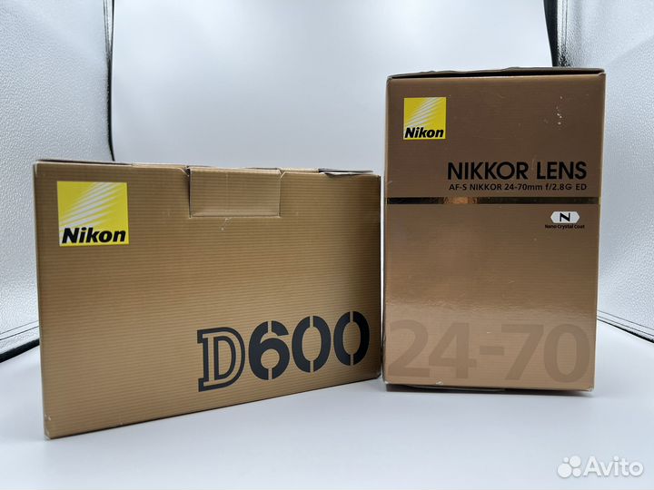 Зеркальный фотоаппарат Nikon d600