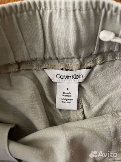 Шорты льняные женские Calvin Klein