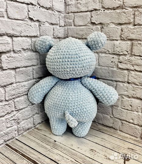 Мягкая игрушка бегемот