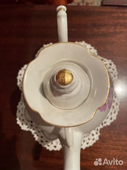 Чайник фарфоровый СССР заварочный большой