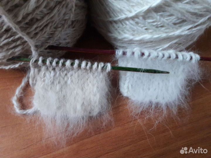 Пряжа из пуха кролика, Цена за 100гр