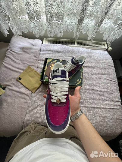 Bapesta 'color camo combo - purple'