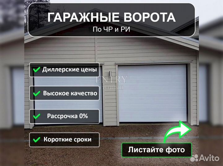 Ворота гаражные секционные