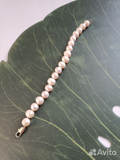 Браслет из натурального жемчуга