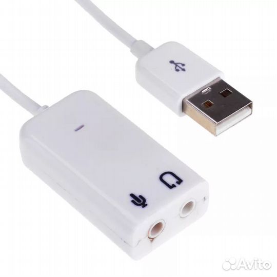 Мини USB звуковая карта
