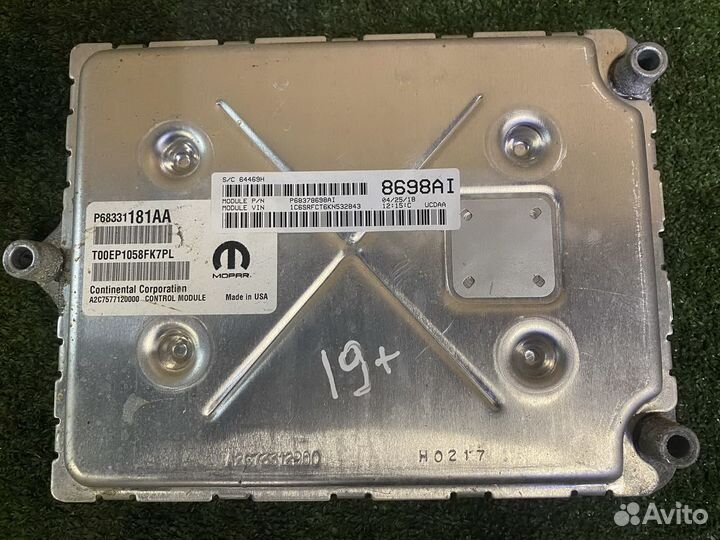 Блoк упрaвления двигaтeлем dоdgе rам V