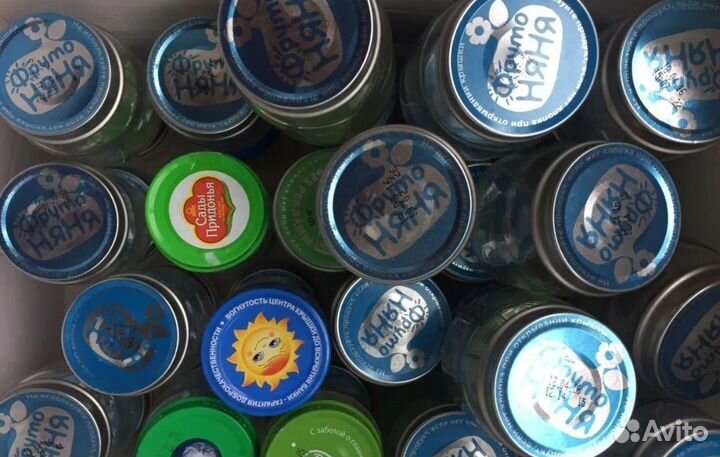 Банки от детского пюре