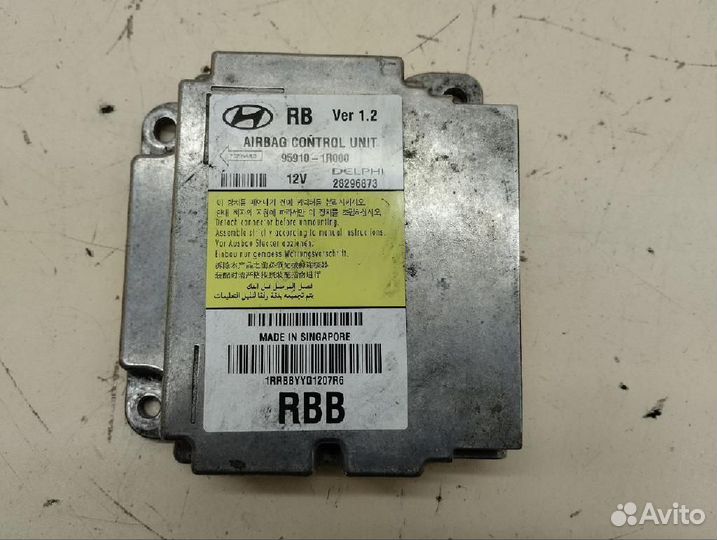 Подушка безопасности в рулевое колесо Hyundai Solaris