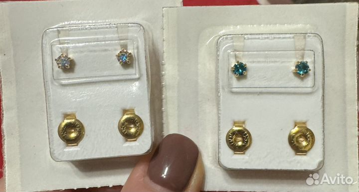 Серьги-иглы studex