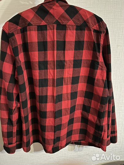 Рубашка красная в клетку