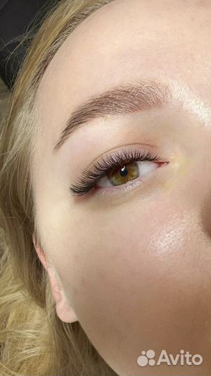 Наращивание ресниц Оформление бровей