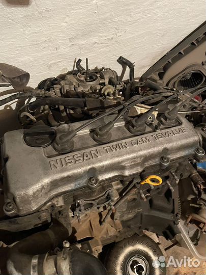 Двигатель Nissan sunny Fb13 GA15 DS