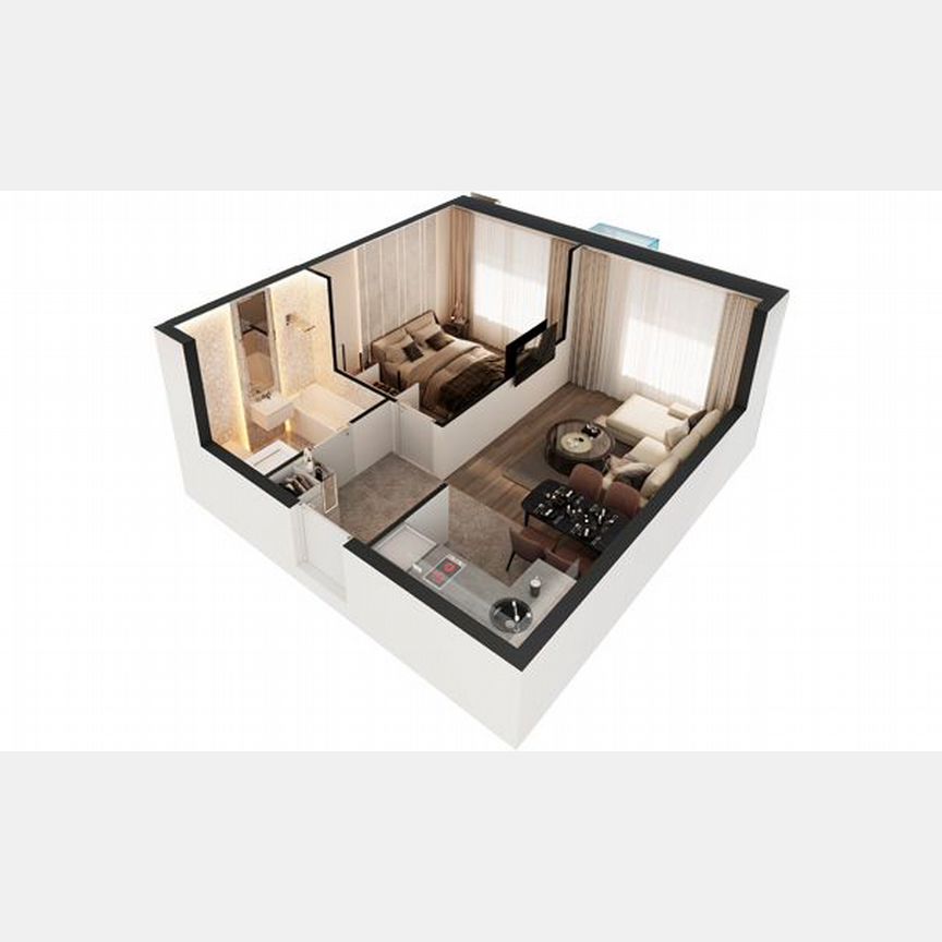 1-к. апартаменты, 39,2 м², 22/30 эт.