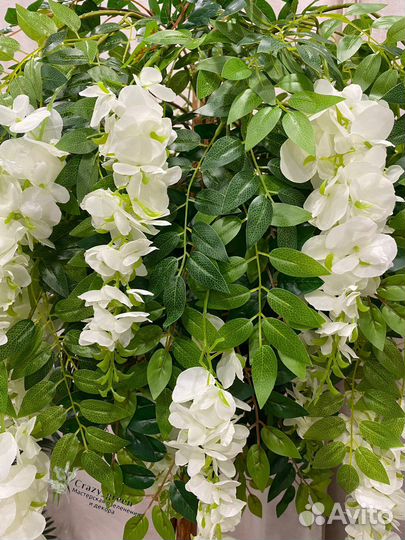 Глициния, искусственное дерево