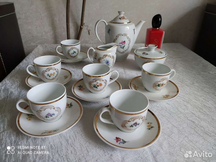 Сервиз Coldiz Кольдиц Германия гдр мейсенский поле