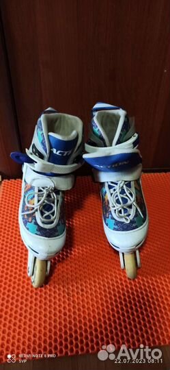 Роликовые коньки детские раздвижные