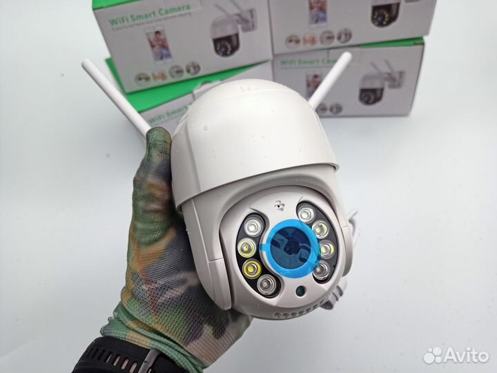 Уличная Поворотная WiFi Камера Видеонаблюдения