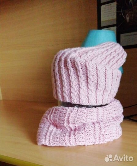 Шапка +снуд