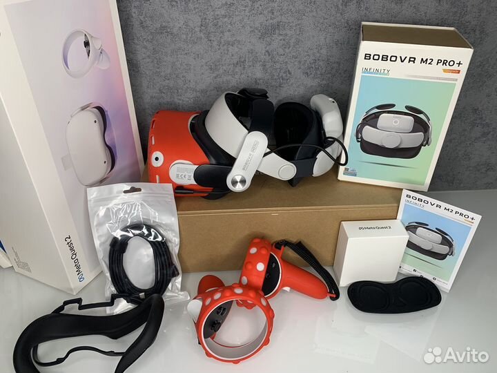 Oculus quest 2 VR + крепление + кабель + чехлы
