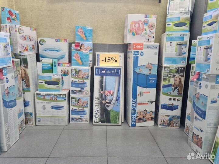 Каркасный бассейн intex