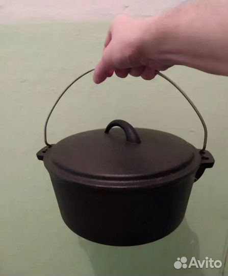 Казан чугунный чугунок