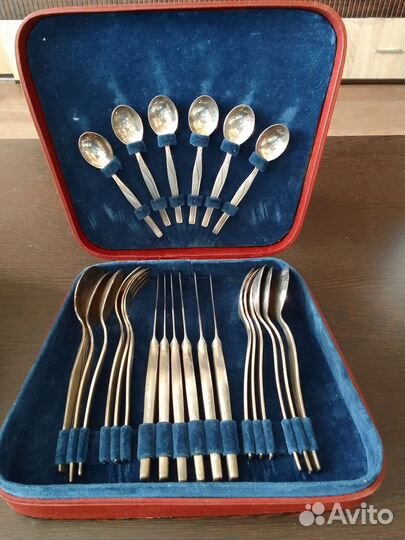 Набор столовых приборов мельхиор СССР