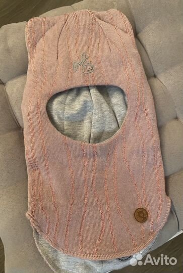 Шапка шлем для девочки nels 50