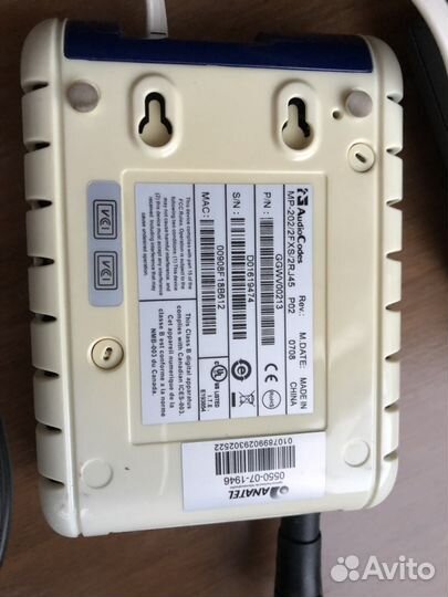 Аналоговый голосовой шлюз AudioCodes MP-202