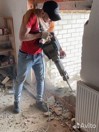 Демонтаж стен/слом балконнных блоков/слом/вывоз