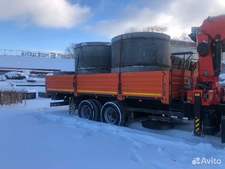 Аренда и услуги манипулятора, стрела 8 т, 20 м, борт 14 т, 6.6 м