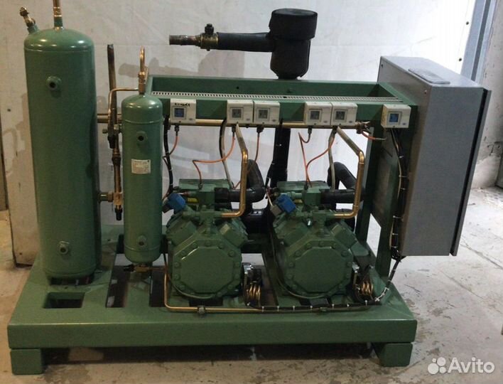 Холодильный агрегат на 2-х Битцер (bitzer) 4eс-6.2