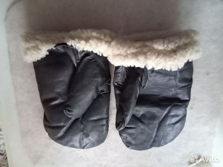 Мужские кожаные перчатки