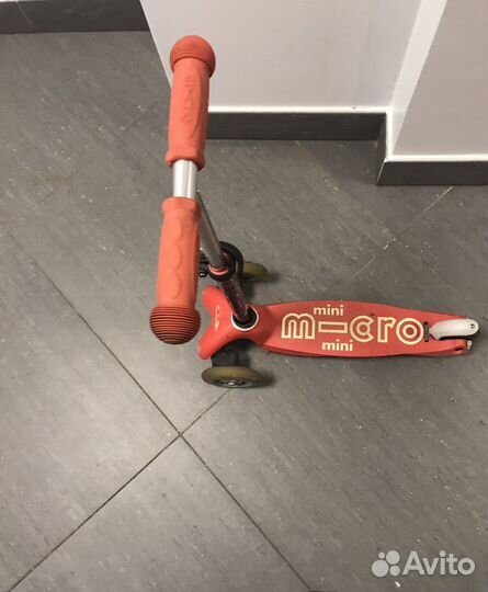 Самокат детский m-cro трехколесный бу