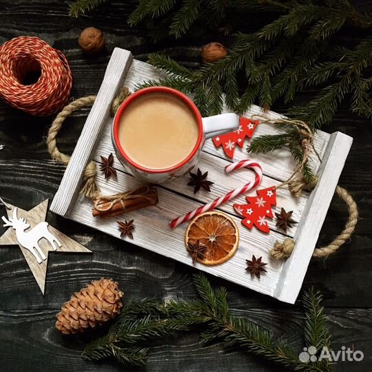 Поднос из дерева