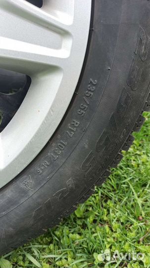 Зимняя шипованая резина r17 на штампованных дисках